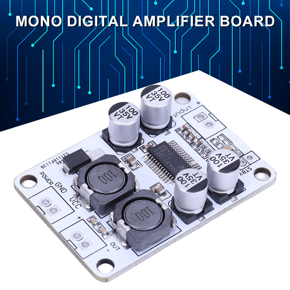 Best Diy Electronics Kits - บอร์ดแอมพลิฟายเออร์ TPA3110 PBTL ช่องสัญญาณเดี่ยว กำลังขับ 30W