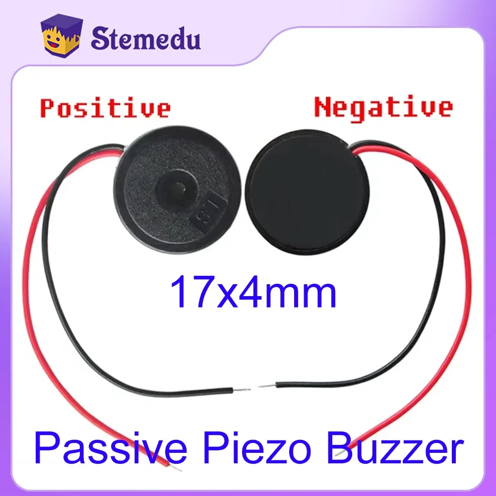 Diy Electronics Music - 1710 Passive Piezo Buzzer อิเล็กทรอนิกส์ Sounder
