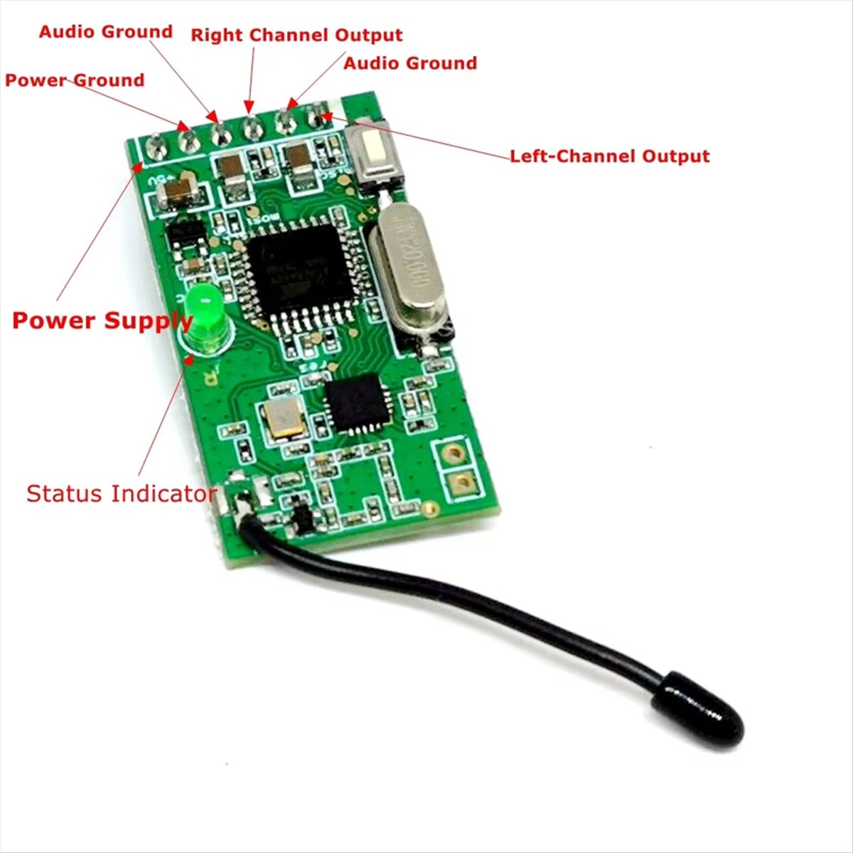 Nrf24L01 Module Wireless - โมดูลส่งสัญญาณเสียงดิจิตอลไร้สาย A85P 2.4G NRF24L01 สำหรับลำโพง Wifi