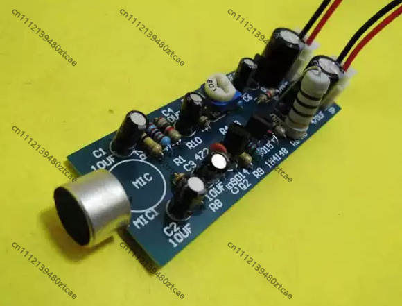 Interesting Diy Electronics Projects - โมดูลปรีแอมป์สำหรับเมกะโฟน ชุด DIY พร้อมไมโครโฟน บอร์ดขยายเสียงสำหรับโปรเจกต์อิเล็กทรอนิกส์ที่น่าสนใจ