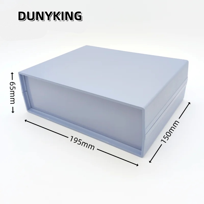 Diy Electronics Board - กรณีกล่องพลาสติก 195x150x65 มม.แผงวงจรโครงการอิเล็กทรอนิกส์ DIY ลวดกล่องพร้อมสกรู 1PCS