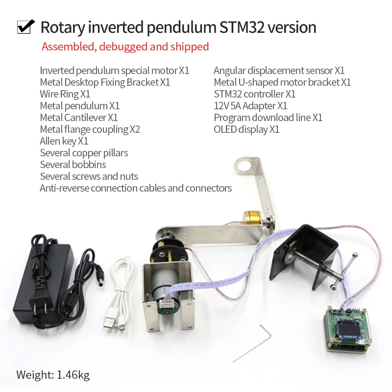 Diy Electronics Power Supply - ชุดอุปกรณ์เพนดูลัมกลับหัวแบบหมุนได้ IP570 สำหรับ Arduino STM32 หุ่นยนต์