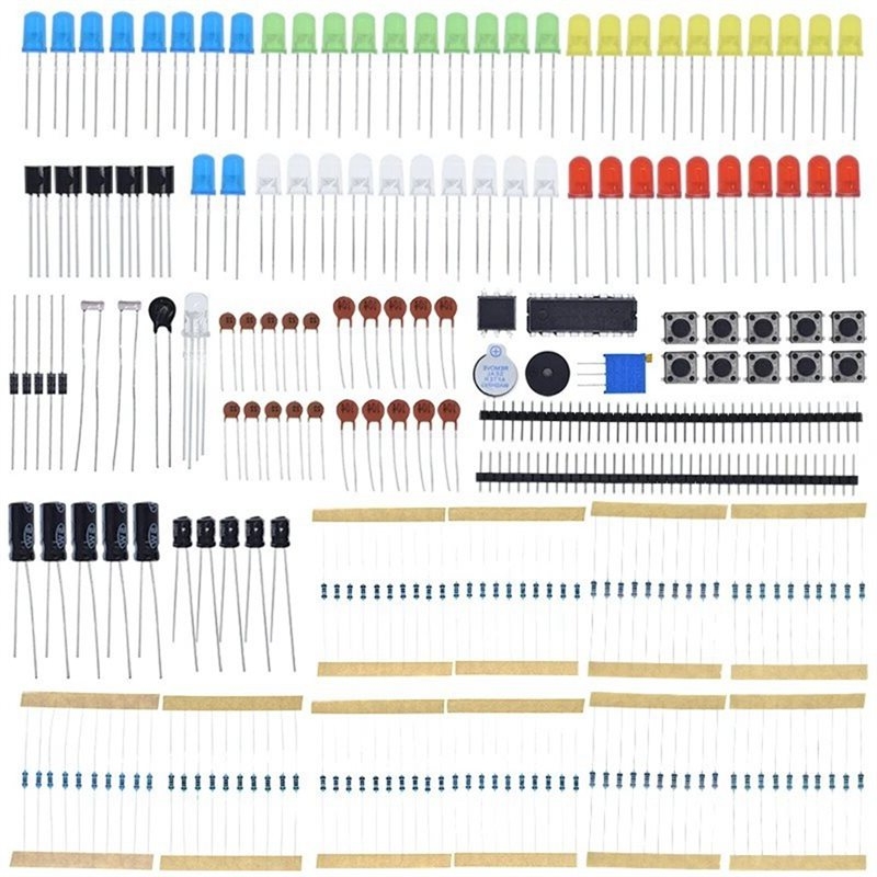 Diy Electronics Basics - ชุดอุปกรณ์เริ่มต้นพื้นฐานสำหรับงานอิเล็กทรอนิกส์ DIY รุ่นใหม่ปี 2026 สำหรับ Arduino