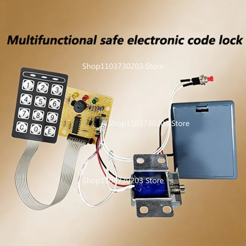Learn Diy Electronics - ชุดซ่อมแผงควบคุมตู้เซฟอเนกประสงค์ ใช้เปลี่ยนแผงปุ่มกดอิเล็กทรอนิกส์ต่างๆ ของตู้เซฟ อุปกรณ์เสริมสำหรับล็อค