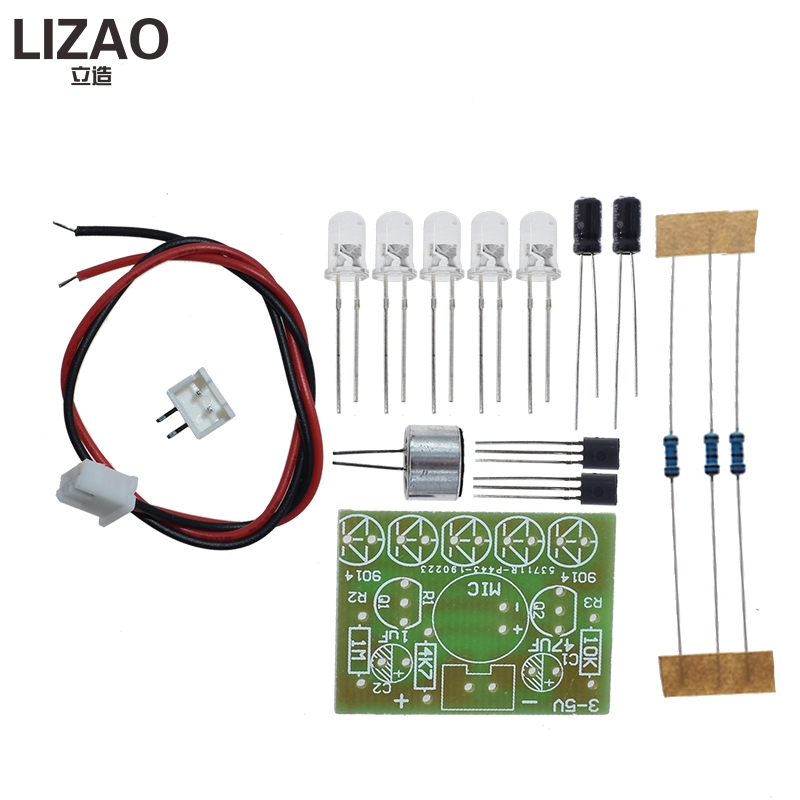 Interesting Diy Electronics Projects - LIZAO ชุดควบคุมเสียงด้วยเสียง โคมไฟ LED DIY ชุดอิเล็กทรอนิกส์