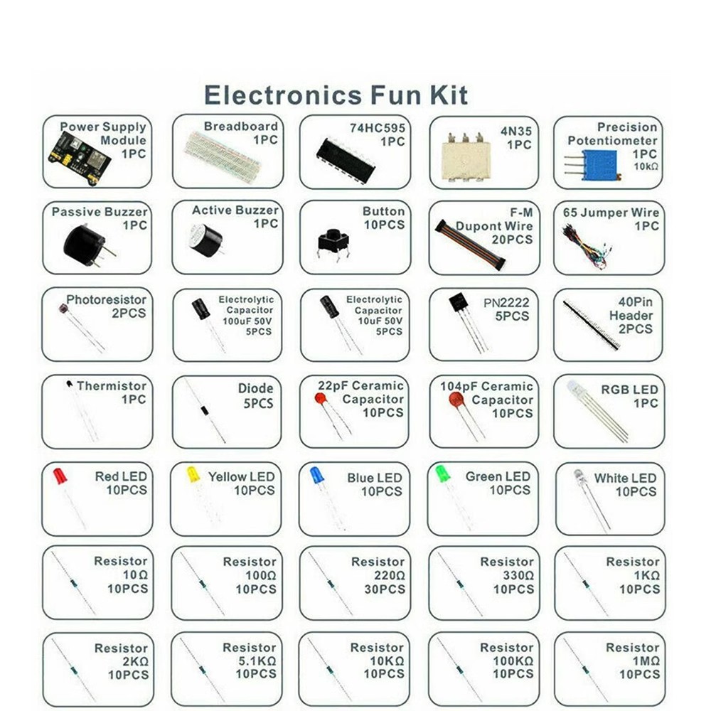 โครงการ DIY Starter Kit สําหรั - Diy Electronics Kits For Adults บทวิจารณ์และราคา