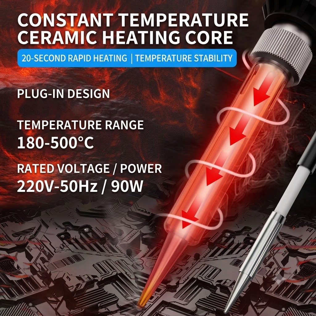 ชุดหัวแร้งบัดกรีปรับอุณหภูมิได - Diy Electronics Uk บทวิจารณ์และราคา