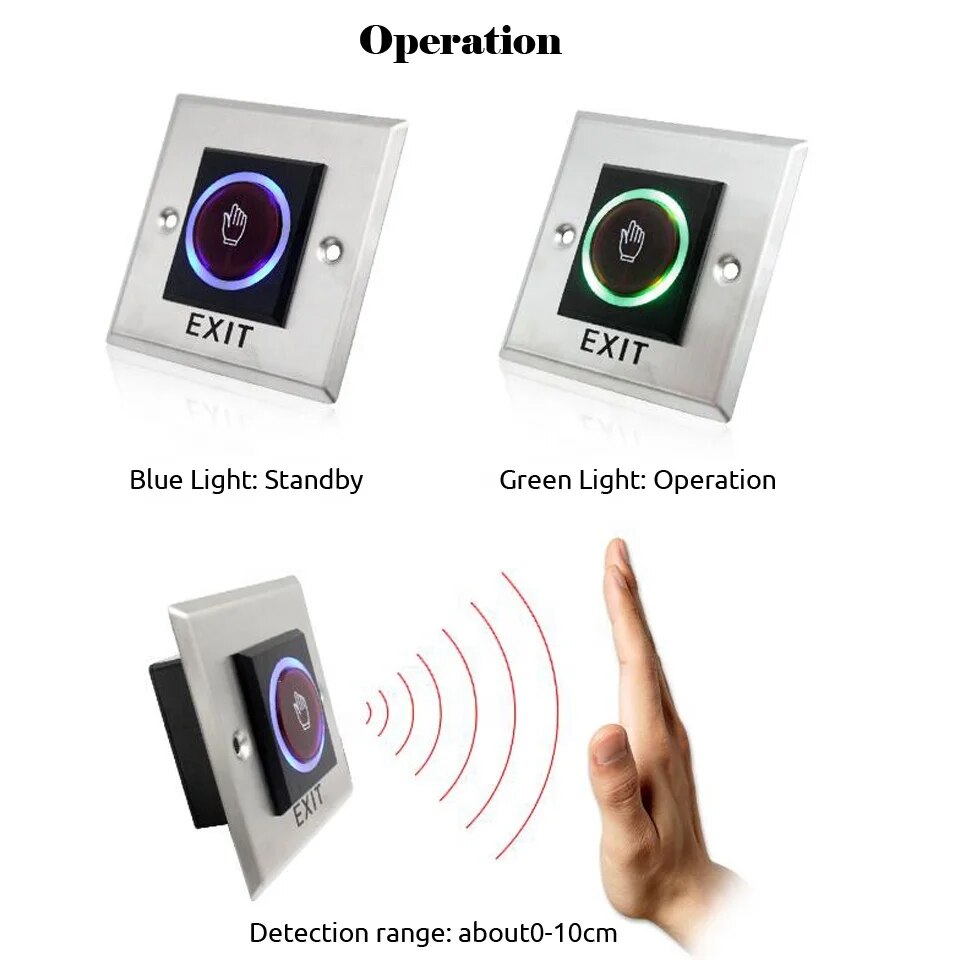 ปุ่มเข้าถึงประตูทางออกสวิตช์กด - Push Button Tactile บทวิจารณ์และราคา