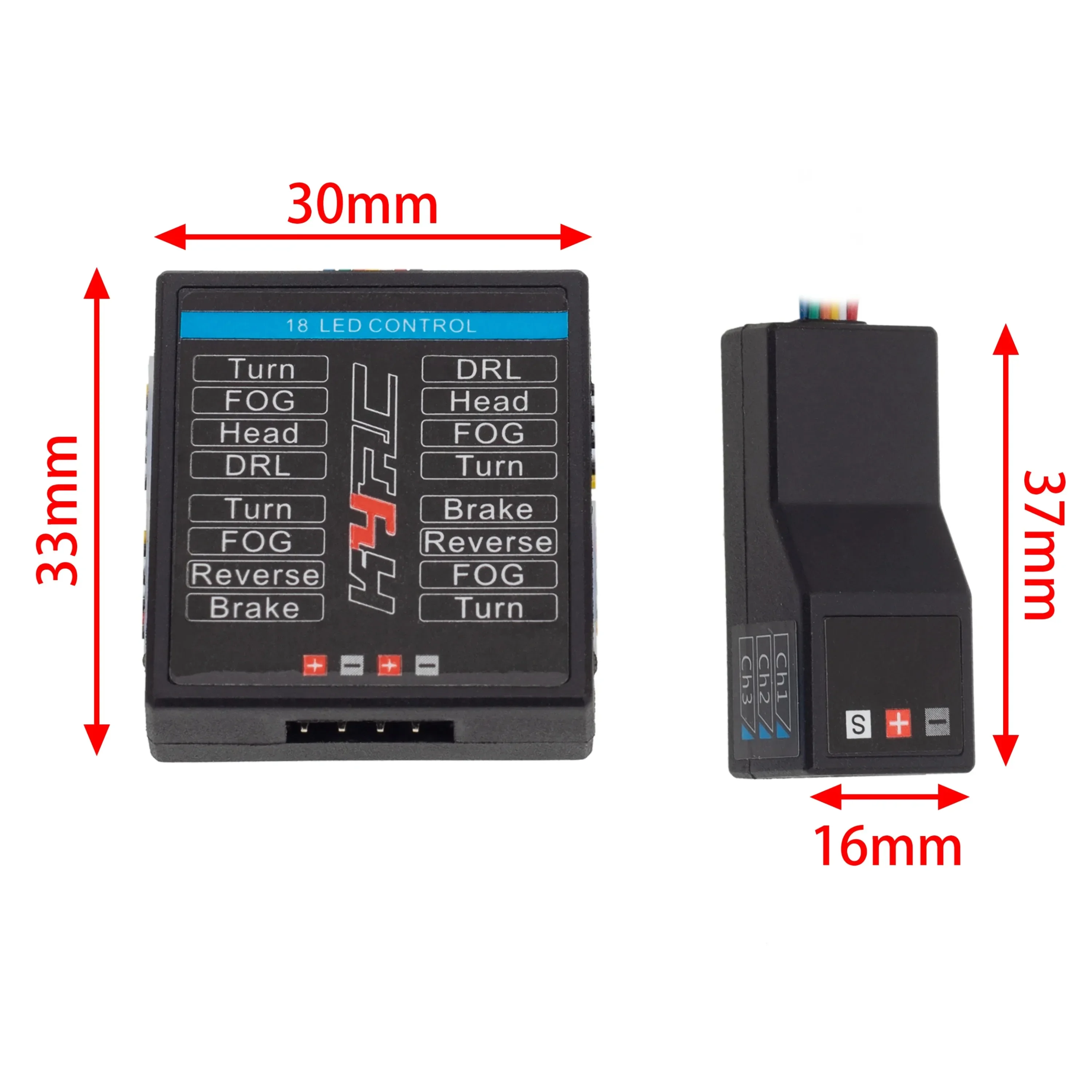 RC รถ 1/8 1/10 RC รถ 14 ไฟ LED - Diy Rc Electronics บทวิจารณ์และราคา