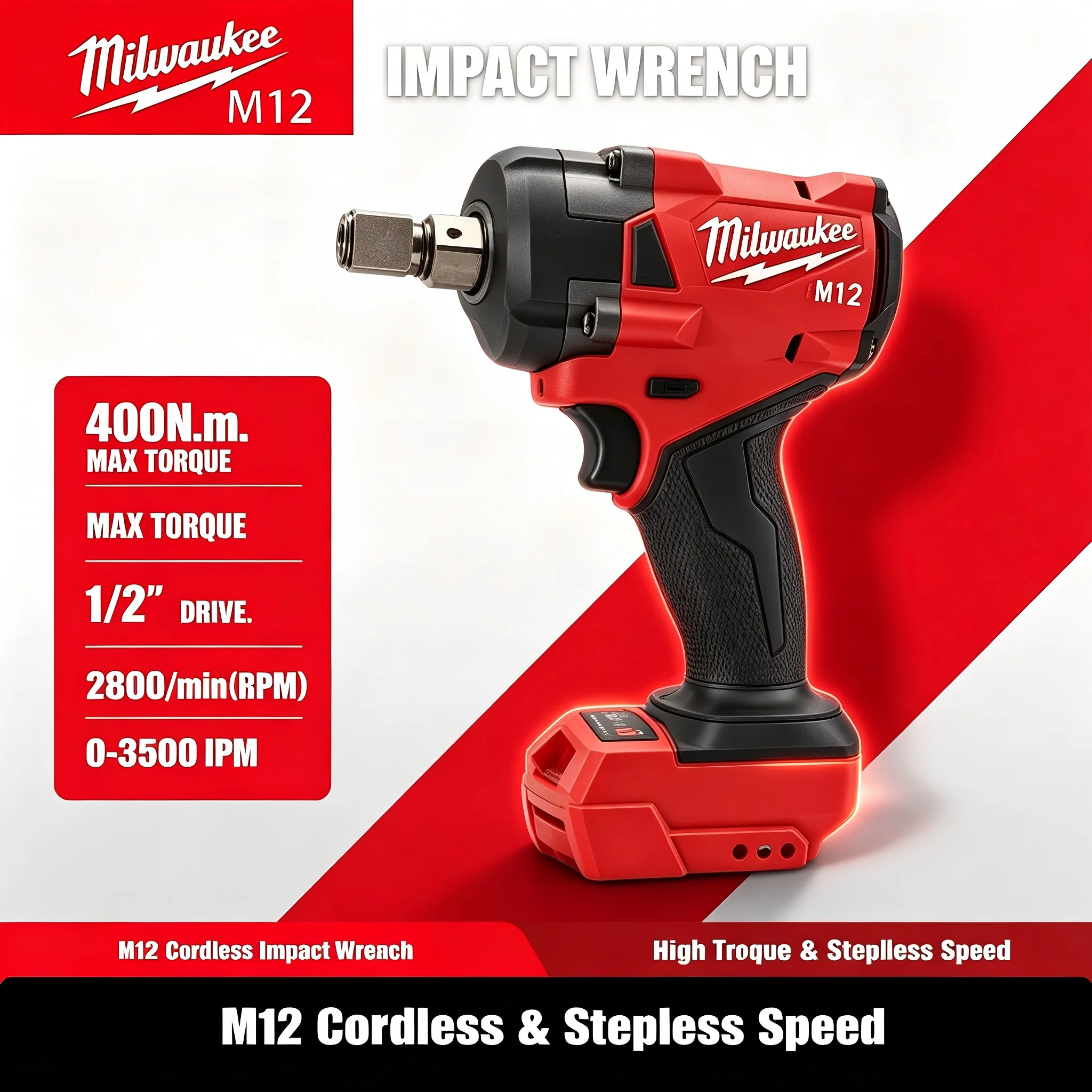 มิลวอกี M12 M18 FUEL ประแจกระแ - Milwaukee Drill M18 Fuel บทวิจารณ์และราคา