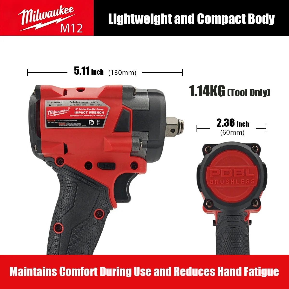มิลวอกี M12 M18 FUEL ประแจกระแ - Milwaukee Drill M18 Fuel บทวิจารณ์และราคา