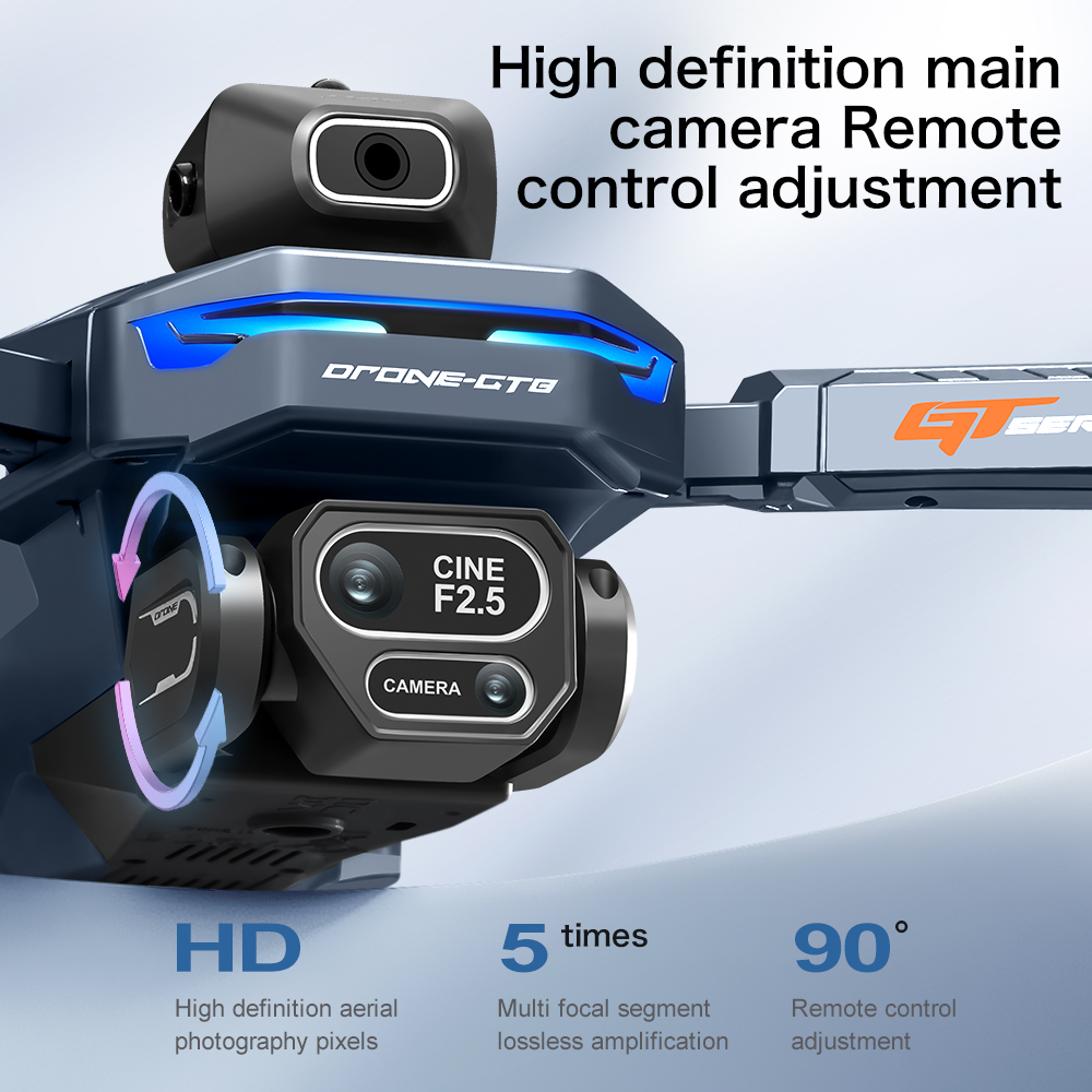 โดรน NEW GT8 HD RC 4K ระดับมือ - Diy Rc Electronics บทวิจารณ์และราคา