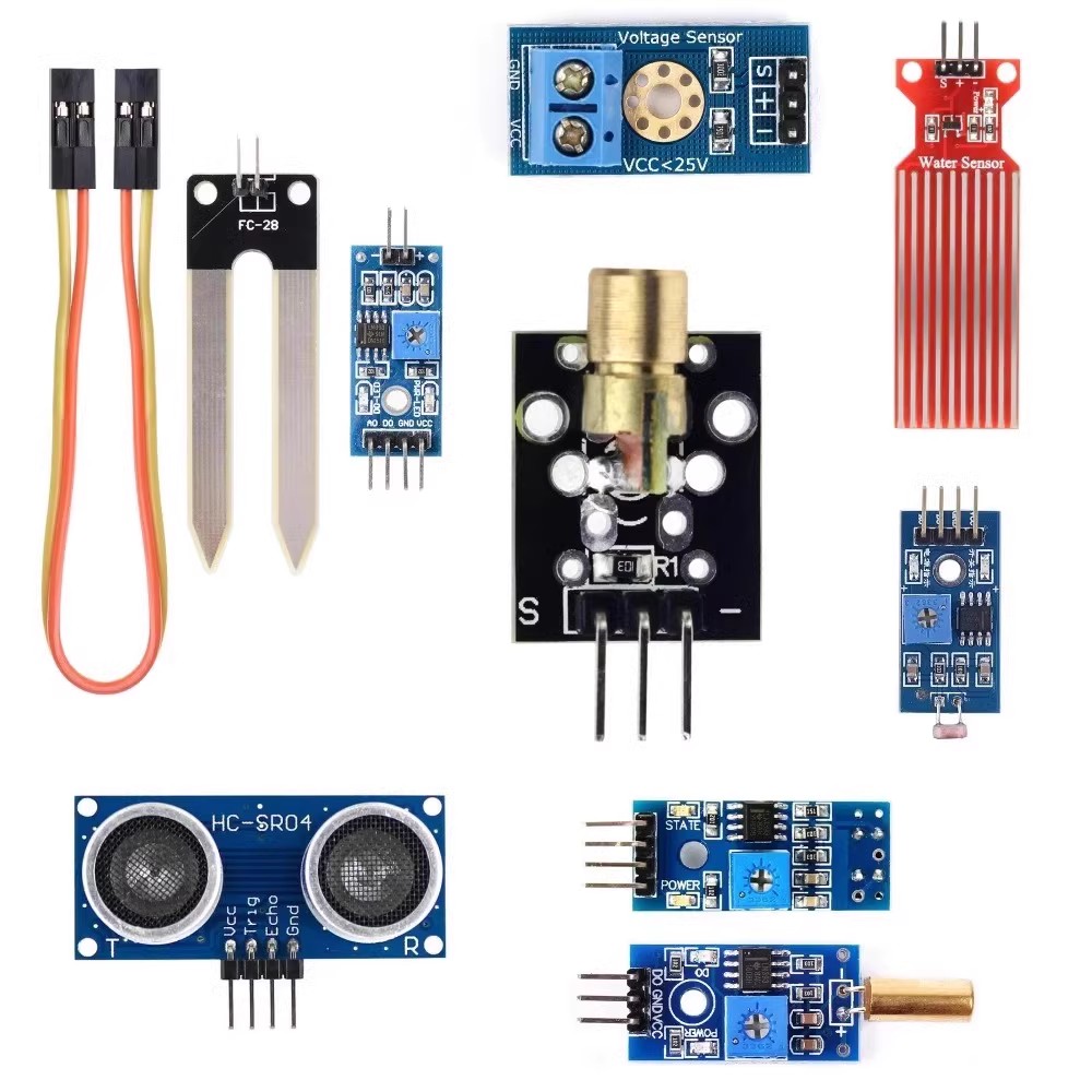ชุดโมดูลเซ็นเซอร์22ใน1สำหรับผู - Diy Electronics Kits For Adults บทวิจารณ์และราคา