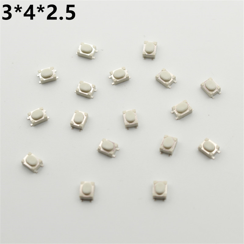 1000 ชิ้น 3*4*2.5 Microswitch  - Push Button Tactile บทวิจารณ์และราคา