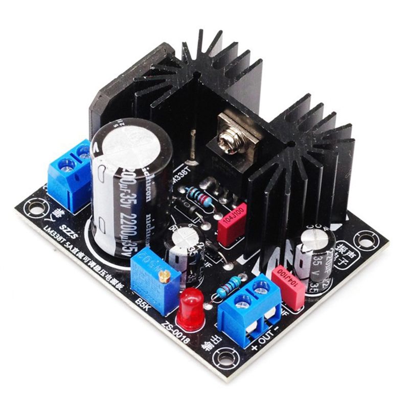 LM338 5A ชุดจ่ายไฟแบบปรับแรงดั - Diy Electronics Power Supply บทวิจารณ์และราคา