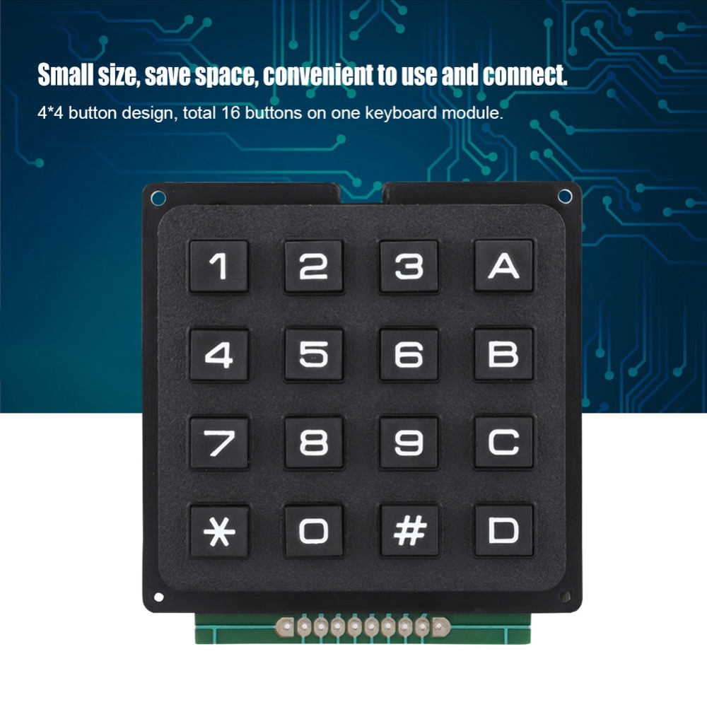 แป้นพิมพ์ตัวเลข 4x4 แบบใช้งานไ - Diy Electronics Uk บทวิจารณ์และราคา