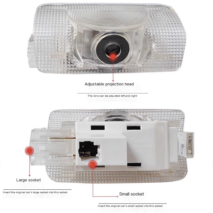 2ชิ้นโคมไฟโปรเจคเตอร์ LED โคมไ - Diy Rc Electronics บทวิจารณ์และราคา