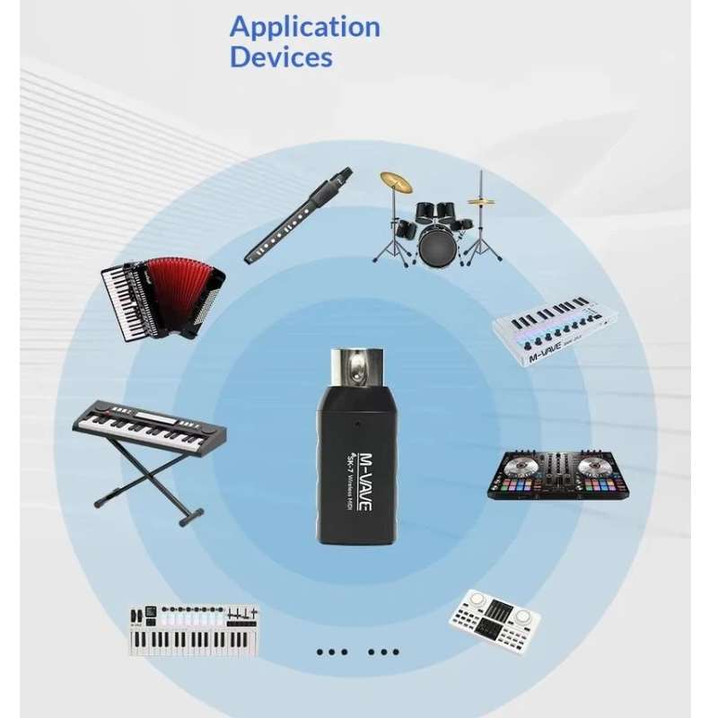 M Vave Sk7 อะแดปเตอร์ Midi ไร้ - Diy Electronics Music บทวิจารณ์และราคา
