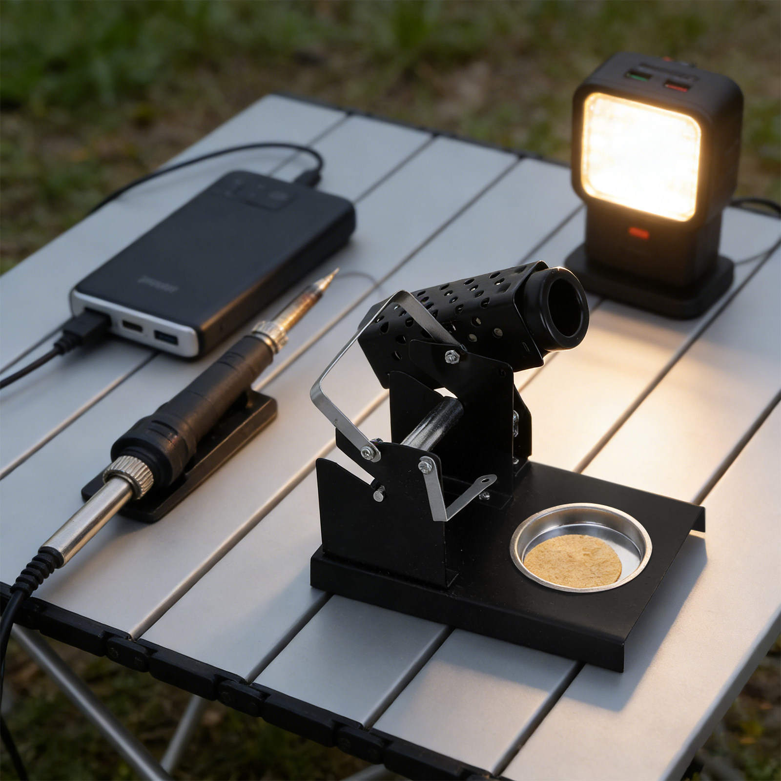 แท่นวางหัวแร้ง ฐานโลหะ ขนาดกะท - Diy Electronics Projects บทวิจารณ์และราคา