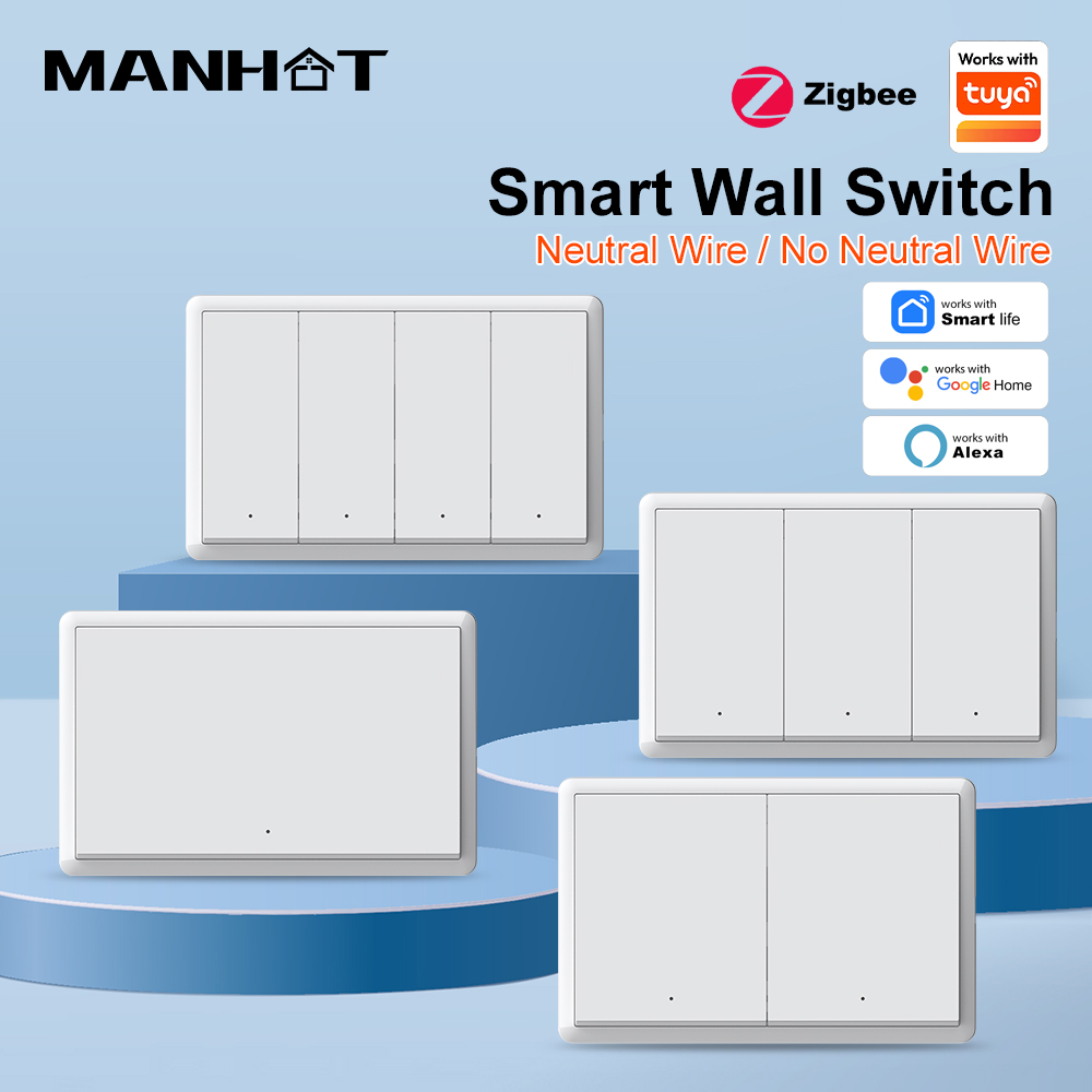 MANHOT ZigBee3.0 สวิตช์อัจฉริย - Push Button Tactile บทวิจารณ์และราคา