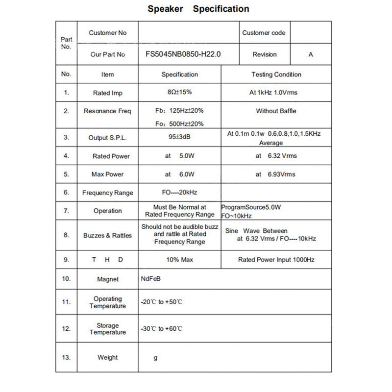 ลำโพงขนาดเล็กแบบปิด 4 5W 50x45 - Diy Electronics Music บทวิจารณ์และราคา